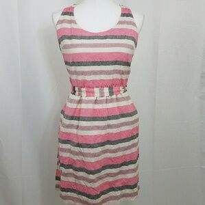 Ann Taylor Loft Stripe Dress Size 8
